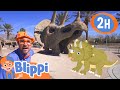 Blippi&#39;s Dino Egg Adventure: Fossils &amp; Fun! | Animals for Kids | Animal Cartoons | Funny Cartoons