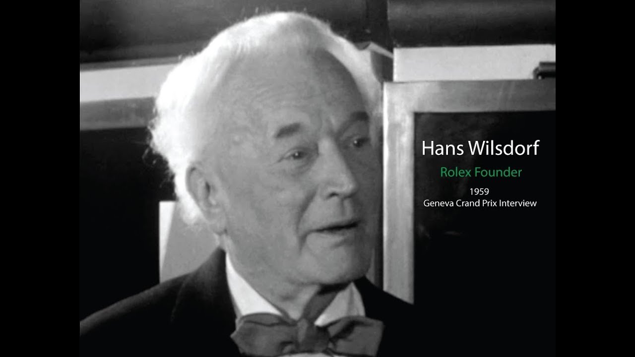 Hans Wilsdorf, Founder Of Rolex 