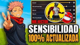 SENSI (MR.HECTOR)2026!🥶LA MEJOR SENSIBILIDAD PARA PEGAR TODO ROJO NUEVA ACTUALIZACIÓN de FREFIRE!