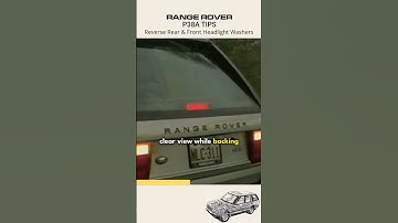 Range Rover P38A - Automatic reverse & front headlight washers #shorts #rangerover #howto