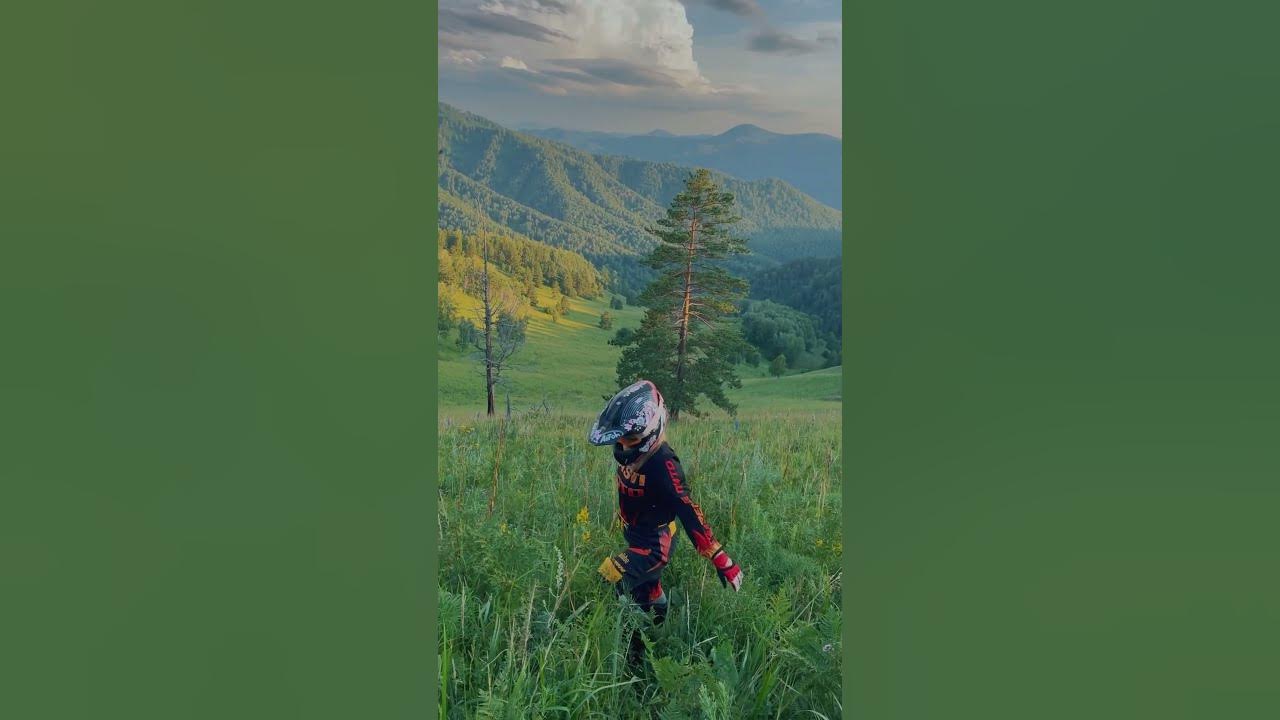 Девушка на эндуро мотоцикле . Эндуро на Алтае . Алтай мото #enduro # ...