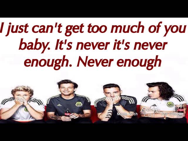 Never Enough - One Direction (Audio + Lyrics) class=