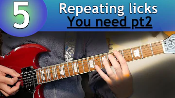 FIVE ESSENTIAL REPEATING LICKS PART 2 - Guitar Licks