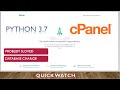 Python 3.7 how to run django on cpanel ||  django on  shared hosting