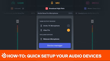 How To: Quick Setup Your Audio Devices