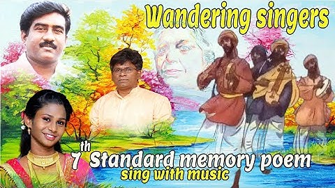 -Wandering Singers- 7th Std Memory Poem #Music-Justin# Singer-A.Jeba Merwin#Video- Z.J.F.Xavier#