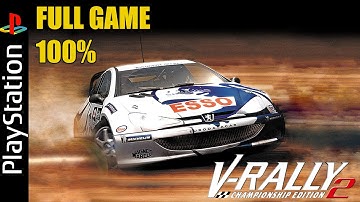 V-Rally 2 - PS1 - COMPLETE Longplay 100% (No commentary)