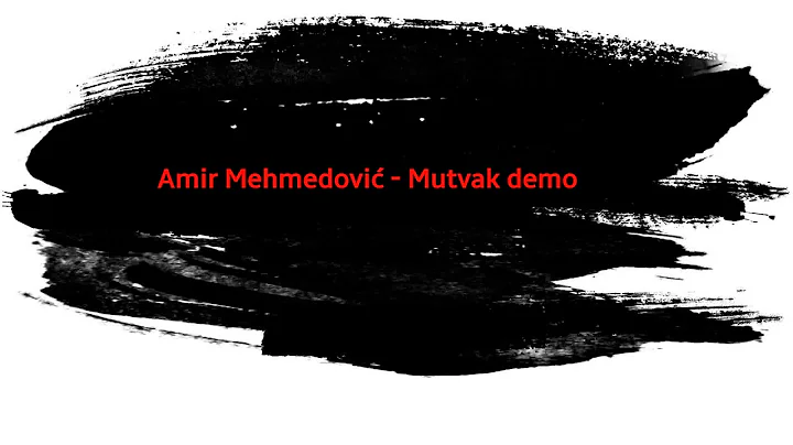 Amir Mehmedovi   Mutvak demo