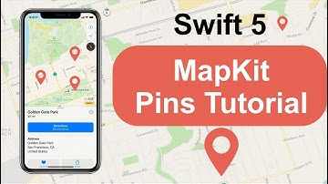 Adding Pins To A Map -  iOS MapKit Swift 5 Xcode Tutorial