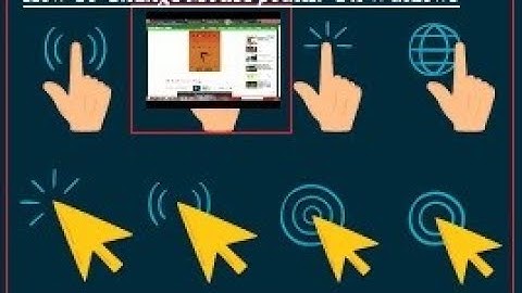 How To Change Mouse Pointer On Windows 7,8,10 !!!!!!!!!