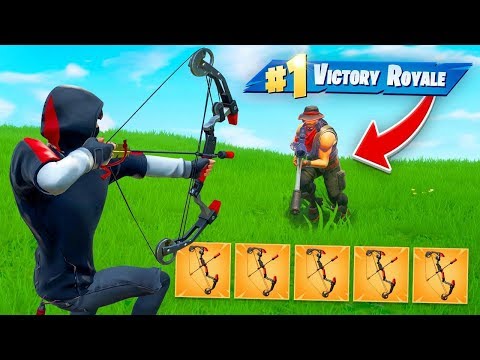 WINNING With *ONLY* Boom Bow In Fortnite