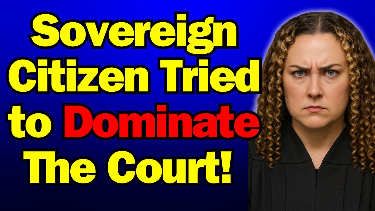Sovereign Citizen Tries To Dominate Court Judge Puts Him In His Place 