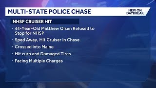 Man arrested after pursuit from New Hampshire into Maine, state police say