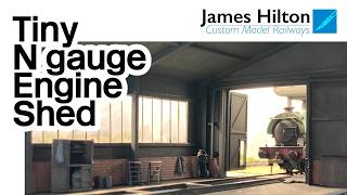 Inside Out - Absolutely Tiny Engine Shed Diorama In British N Gauge