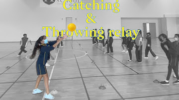 Fun PE activity || Catching and Throwing relay || pegames || physical education || physedgames.
