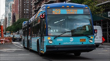 M23 SBS bus announcements to East Side-Av C (​⁠@railfanner-MaxPlati needs to see this)