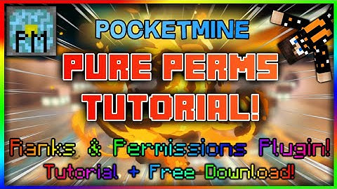 PurePerms Plugin Tutorial! | Ranks & Permissions Plugin Pocketmine! | Tutorial + Free Download!