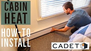 Cadet Baseboard Heater Installation | Cabin Flip Ep.7