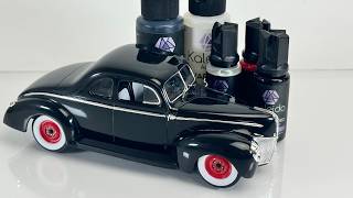 Commentary ADDED - Can you get a MIRROR finish using only Kaleido Colorworks? 40 Ford Standard Coupe
