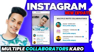 Instagram me multiple collaborators kaise kare 2023 | Instagram multiple collaborators kaise karen