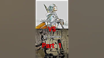 Johnny Joestar VS All Joestars: Part 1 #shorts  #jojo #jjba #johnnyjoestar #jojosbizzareadventure