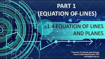 Subtopic 1.4 Lines and Planes (PART 1)