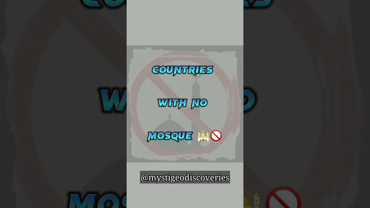 "No Mosques, No Problem: Uncovering a Unique Nation" 