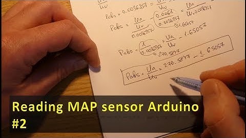 Reading absolute pressure with Bosch MAP sensor with Arduino #2 (formulae)