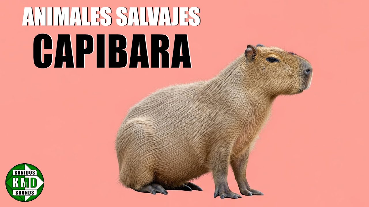SONIDO real de CAPIBARA 🦫🔊 Increibles SONIDOS DE ANIMALES SALVAJES