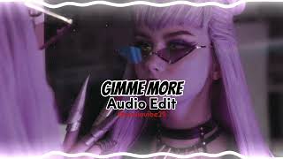 Gimme More-Britney Spears (Instrumental) [audio edit] #gimmemore #britneyspears #audioedit