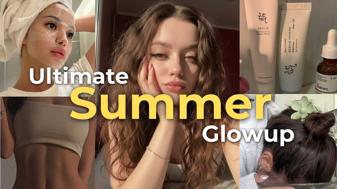 Ultimate summer glow up routine for clear and glowing skin - YouTube
