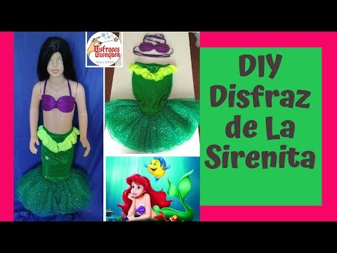 Video: Disfraz De Sirena Para Mujer: Los 4 Mejores Tutoriales Súper Fáciles