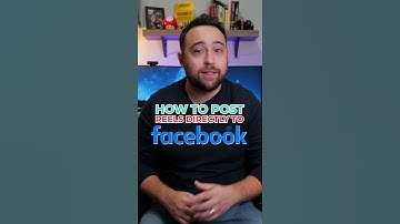 How To Post Reels Directly To Facebook #Shorts