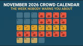 November 2026 Crowd Calendar: The Hidden Quiet Week Everyone Misses
