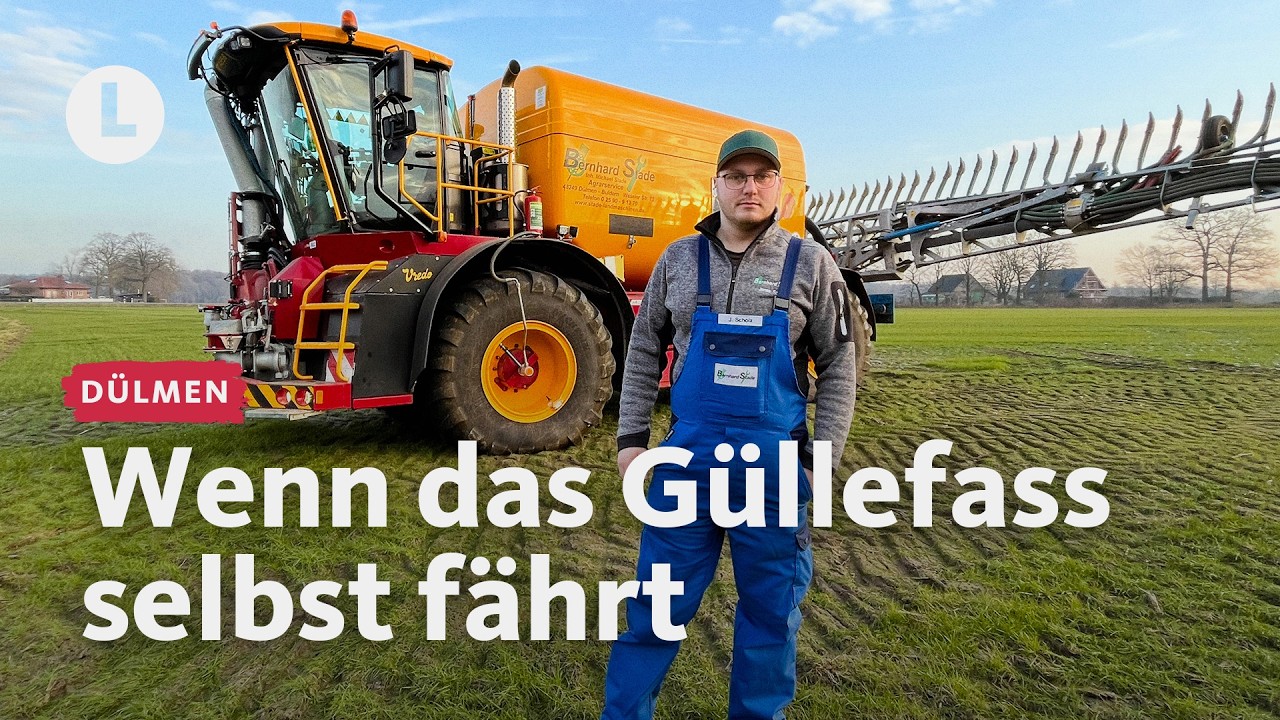 Selbstfahrer schont den Boden | WDR Lokalzeit LandSchafft