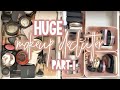 MASSIVE MAKEUP DECLUTTER PART 1 | Sarah Brithinee