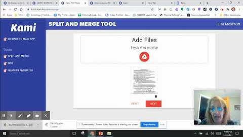 Kami split and merge tool