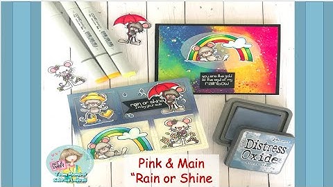 Not 2 Shabby Design Team Project | Pink and Main Rain or Shine