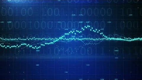 Futuristic Binary Code Walls Background Stock Motion Graphics