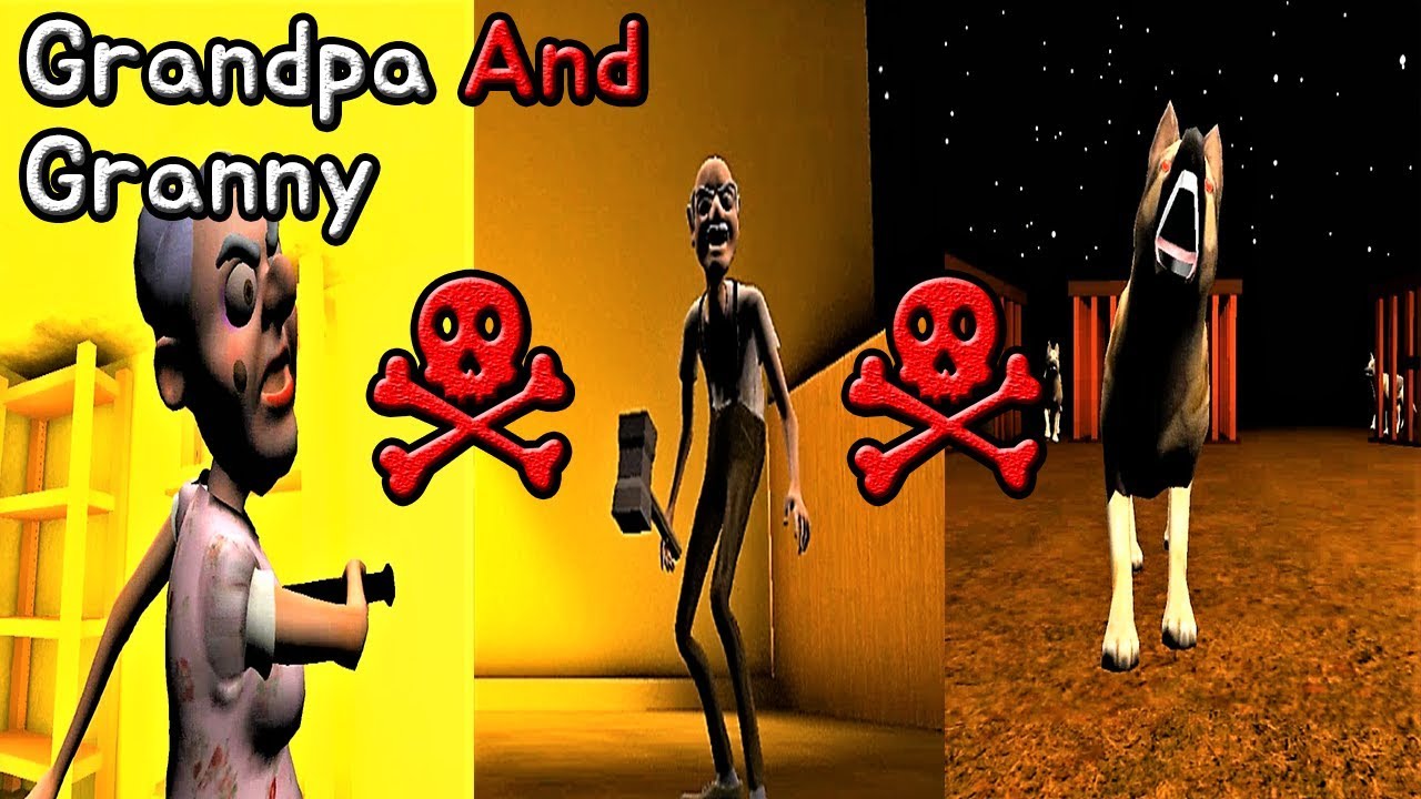 Grandpa And Granny House Escape - New Gameover Scene Added!!! - YouTube