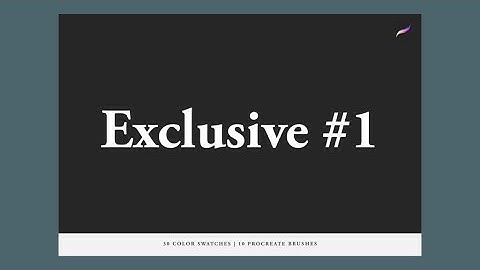 Testing Exclusive #1 Procreate Brushes & Color Palette by Digi Life