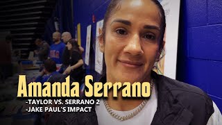 'SHE DIDN'T WANT 3 MINUTES...WE KNOW WHY' | AMANDA SERRANO DISCUSSES REMATCH & MORE 💣