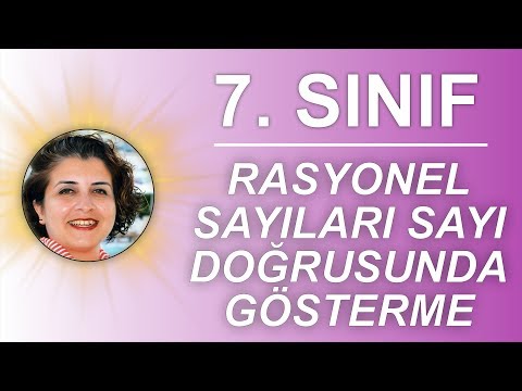 7. Sınıf Rasyonel Sayıları Sayı Doğrusunda Gösterme