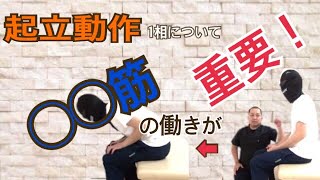 【起立動作3/10】起立動作の1相を学びたいPTやOT、リハビリの学生さん必見！