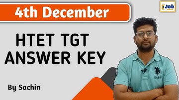 HTET  TGT Answer Key/ 4th December/hindi,English,HR GK, MATHS &Reasoning solution@jobrelates8334