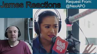 Morissette covers "Against All Odds" (Mariah Carey) on Wish 107.5 Bus-Reaction