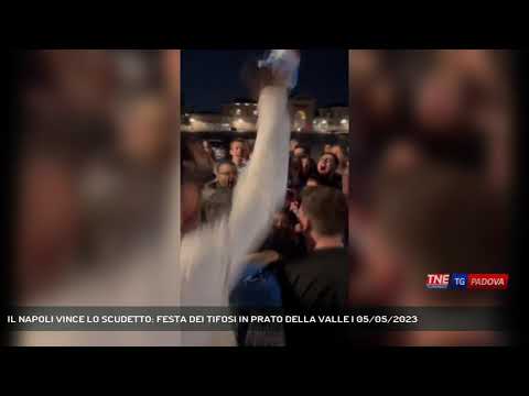 IL NAPOLI VINCE LO SCUDETTO: FESTA DEI TIFOSI IN PRATO DELLA VALLE | 05/05/2023