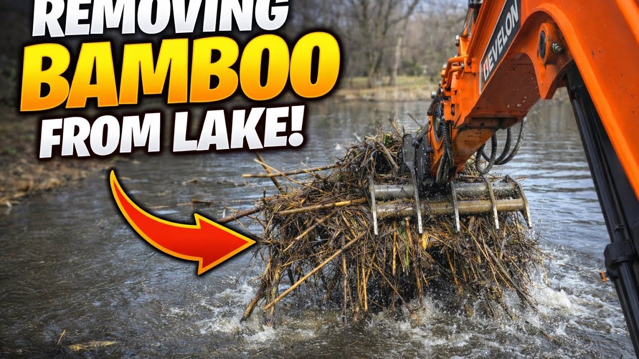 Removing A Massive Bamboo Patch... #forestrymulcher #landclearing #bambooremoval 