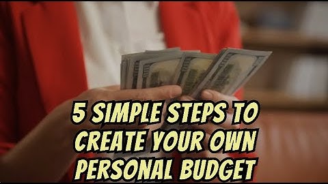 How to Create a Personal Budget in 5 Easy Steps | Budgeting Tips for Success | RichieRich