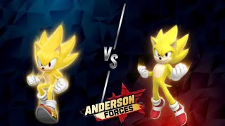 ULTIMATE SUPER DUEL, SUPER SONIC VS SUPER MOVIE SONIC, SONIC FORCES SPEED BATTLE 
